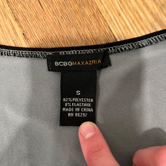 Bcbg maxazria gray top - Picture 2 of 3